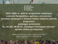 Aplinkos ministerijos maketas