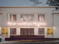 Kino teatro „Naglis“ atnaujinimo konkursą laimėjęs projektas „Atgal į ateitį“ / MB „Altitudės“ vizualiacija