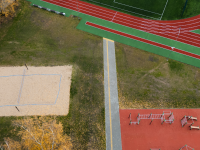 Modernus stadionas Jonavos Jeronimo Ralio gimnazijos teritorijoje